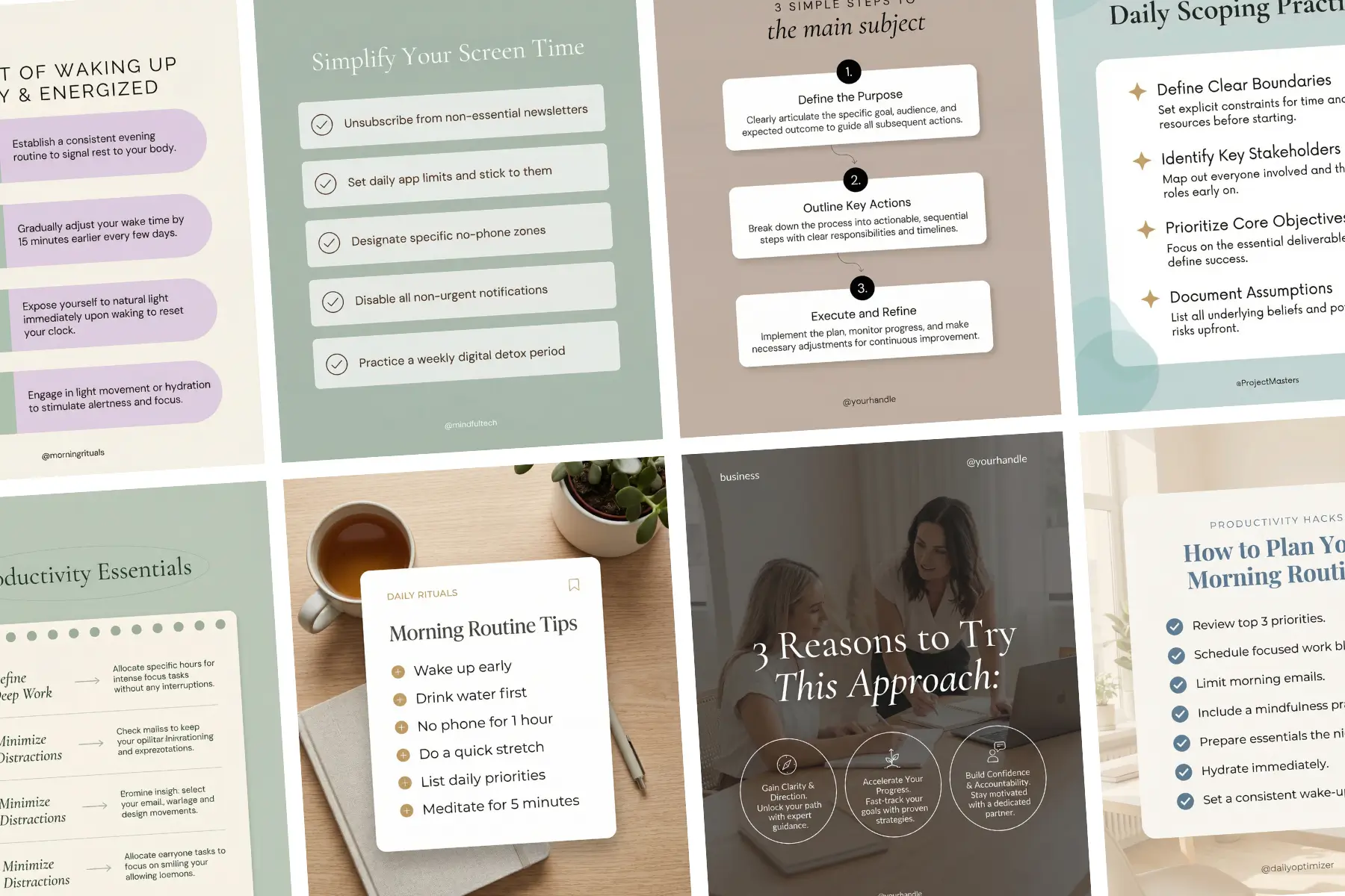 Tips, Lists & Checklists